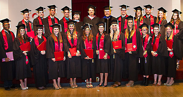 IMP students at a graduation ceremony